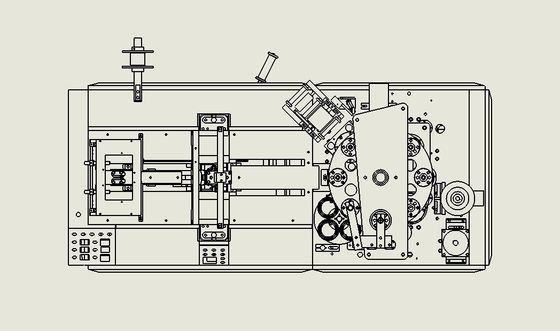 Vollautomatische Einweg-Papierbechermacherei für die Kaffee- und Teeverarbeitung Papierfaltenmaschine 1700 kg