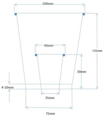 Mittelschnellmaschine zur Herstellung von Papierbechern für einmalige Verwendung mit Außengröße 2130mm*1350mm*1900mm und 220V/380V Spannung