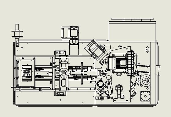 Mittelschnellmaschine zur Herstellung von Papierbechern für einmalige Verwendung mit Außengröße 2130mm*1350mm*1900mm und 220V/380V Spannung