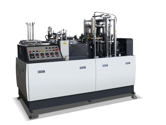 Gasquelle 0,5-0,8MPa Vollautomatische 4kw Papierbechermachmaschine für Einwegkaffeetassen 65-85 Stück/Min
