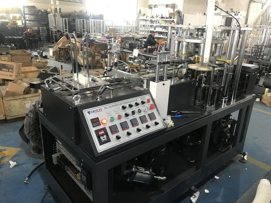 Papier-Kaffee-Tasse Formmaschine vollautomatische Papier-Tasse-Making-Maschine In Pakistan OEM ODM angepasst 65-85pcs/Min