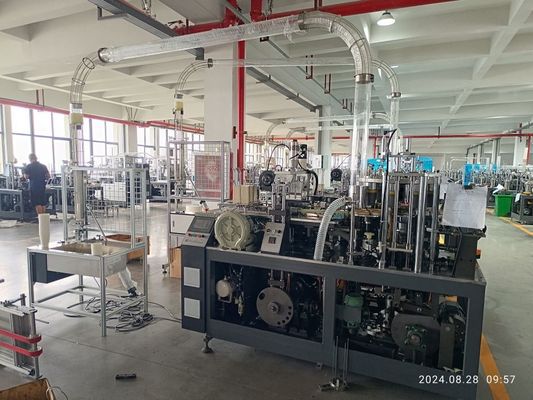 Ultraschallgeschneiderte Papierbecherformmaschine 85 Stück/min. Voll automatisch 2oz-16oz